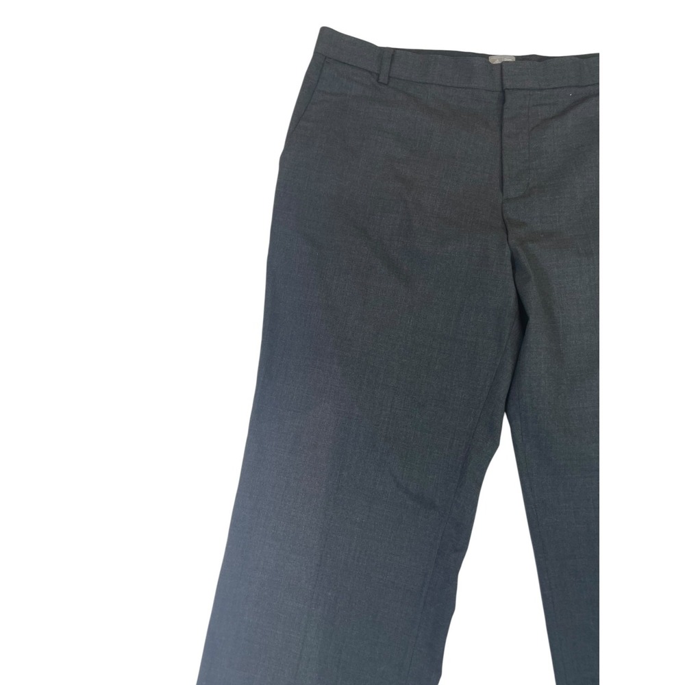 Adidas Adipure Golf Dress Pants Men 38x32 Charcoal Gray Mid Rise Formal Business - Picture 3 of 16